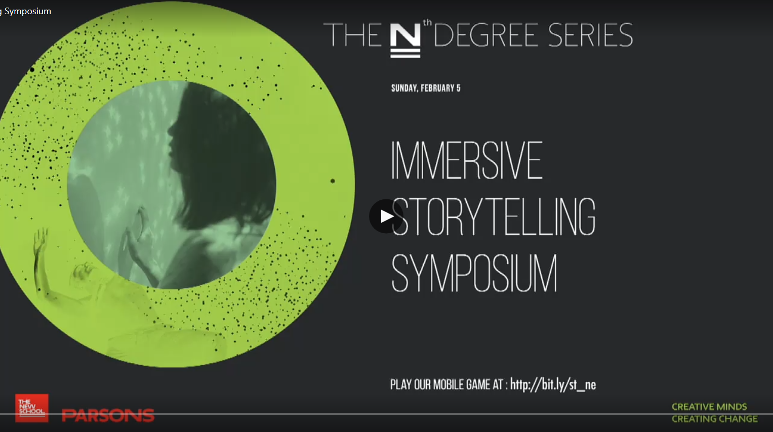 Immersive Storytelling Symposium